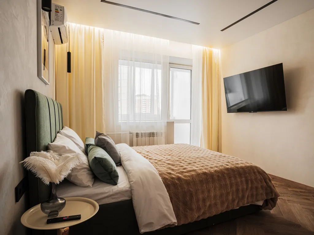 Двухкомнатные апартаменты напротив Оперного Театра с новым ремонтом