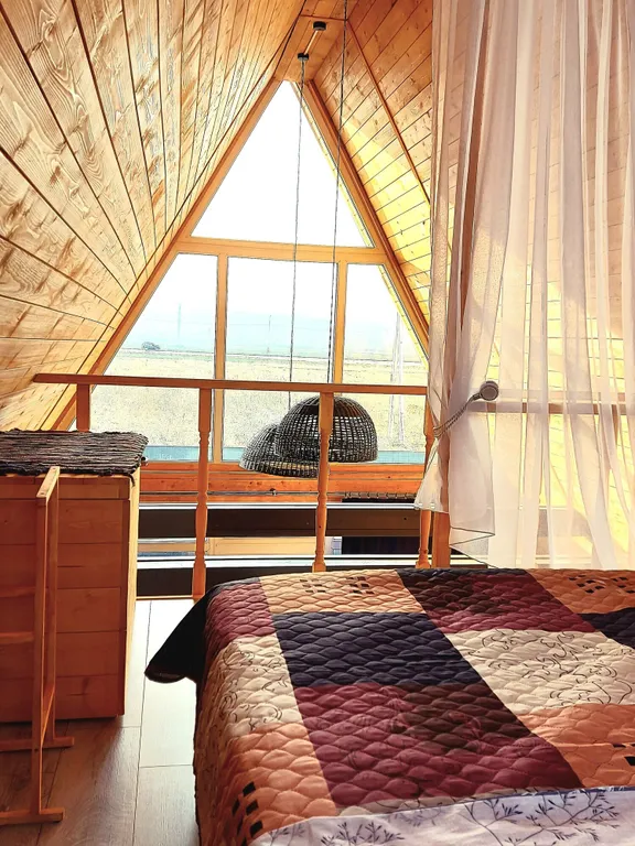 А-фрейм домик-1 в предгорье Адыгеи