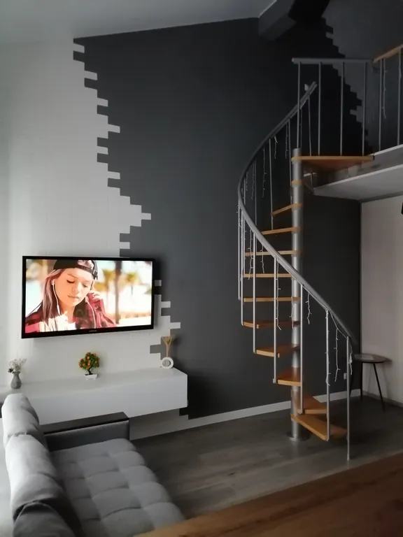 Двухуровневая студия в стиле лофт