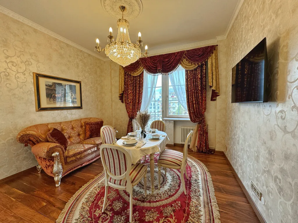 Квартира Квартира Эксклюзив в стиле Барокко Панорамные виды, м. Тверская/Охотный ряд — Москва