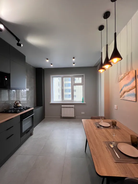 Квартира с современным ремонтом в новом жк в центре городе