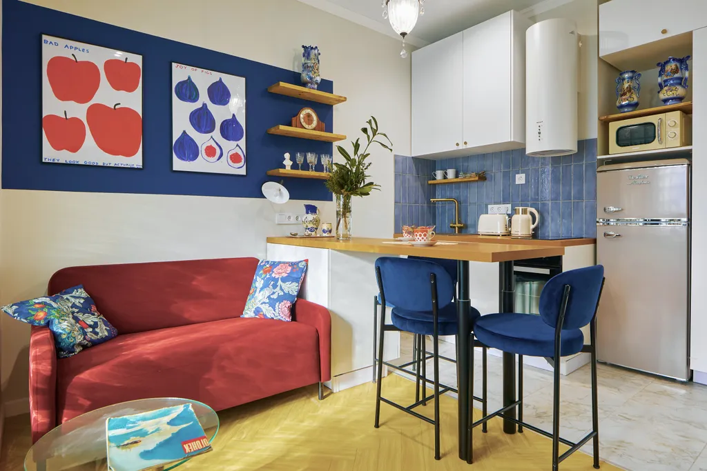 Оригинальная дизайнерская квартира у парка Галицкого,2 большие кровати