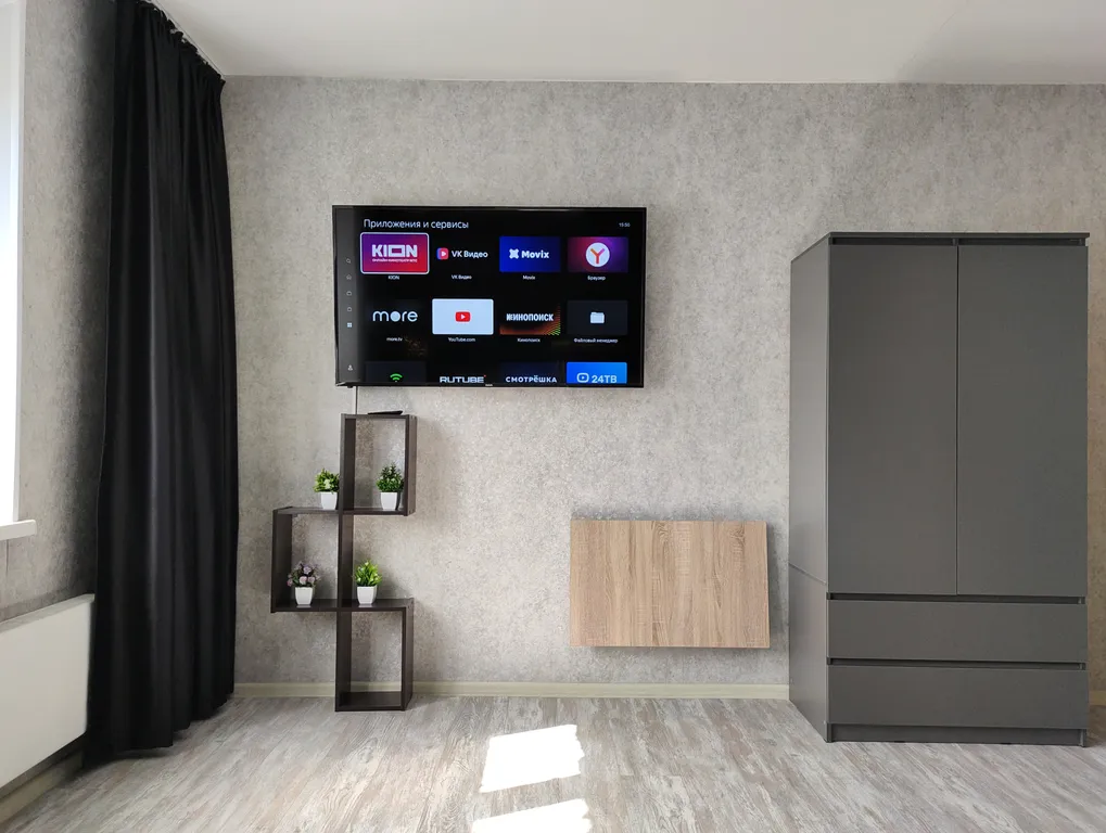 Апартаменты с кондиционером и большим тв в центре города на Теплотехе