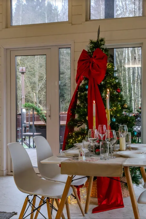 Коттедж Коттедж Барнхаус с камином и сауной на Новой Риге — Телепнево