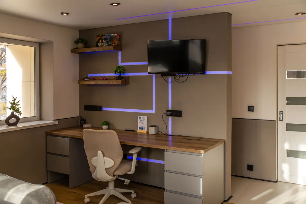 Стильная современная квартира с умной Алисой