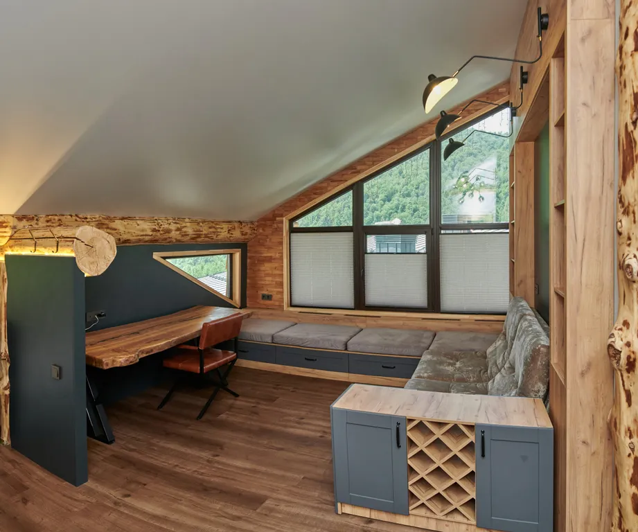 Коттедж Шале с бассейном и джакузи — Красная Поляна