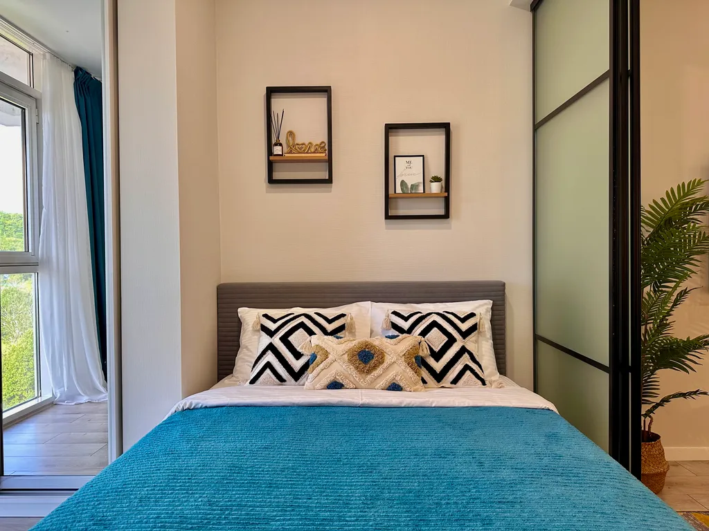 Уютная квартира с видом на море и горную реку в ЖК Солнечный Дагомыс