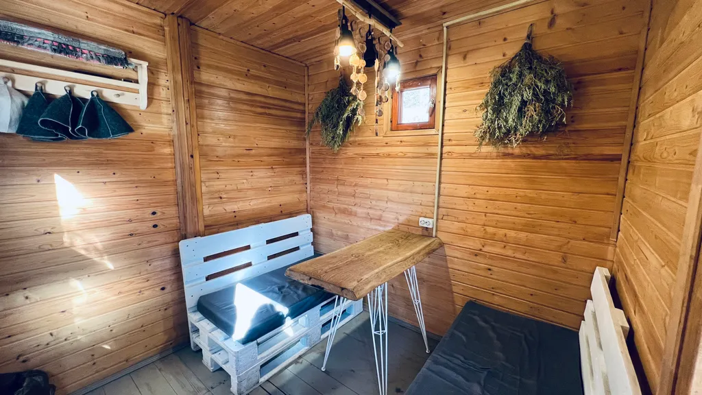 Лесной дом с баней и террасой в балдейкино