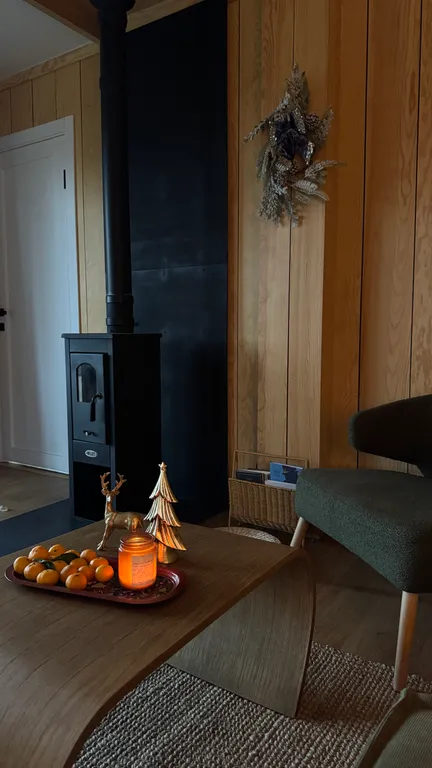 Скандинавский дом с джакузи, сауной и видом на живописное поле