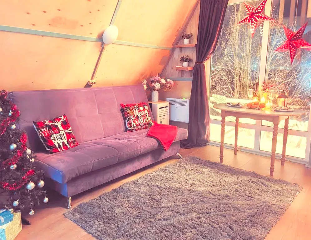 Дом коттедж А-Фрейм с баней на дровах A-frame Териберка