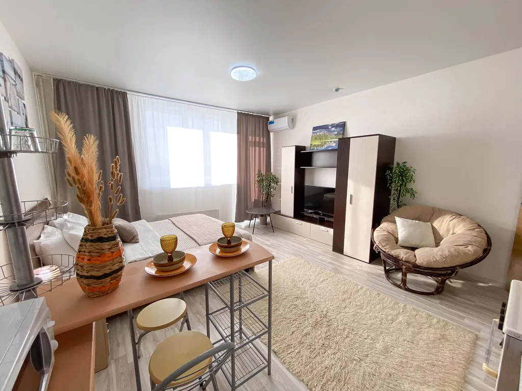 Просторная студия в новом ЖК у парка Молодёжный