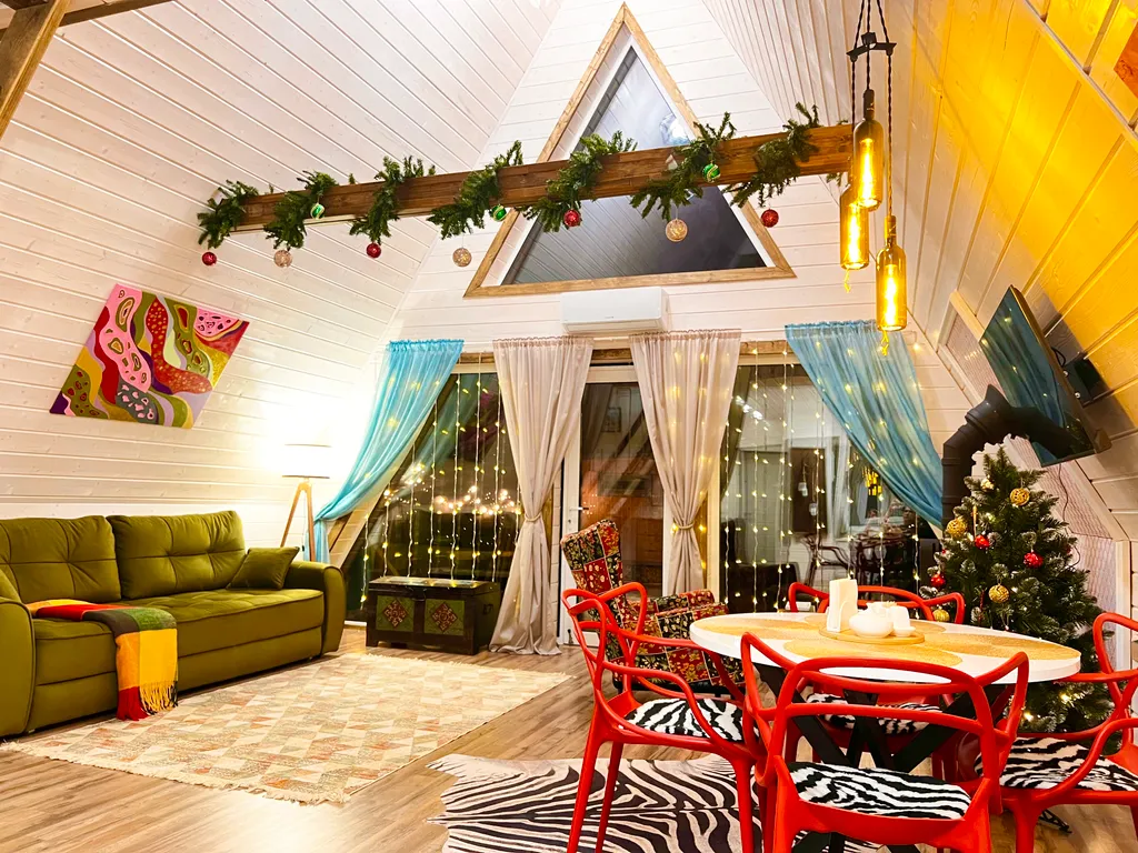 Коттедж Частный дом Art house с камином, купелью и баней — Шишкино