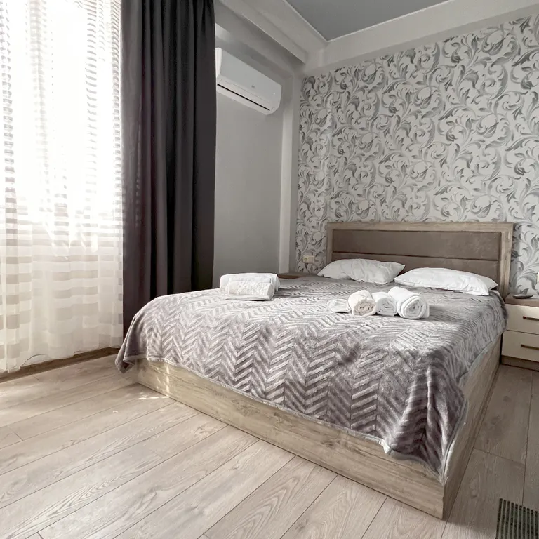 Солнечная студия #6 с балконом WI-FI и кондиционером в Гонио