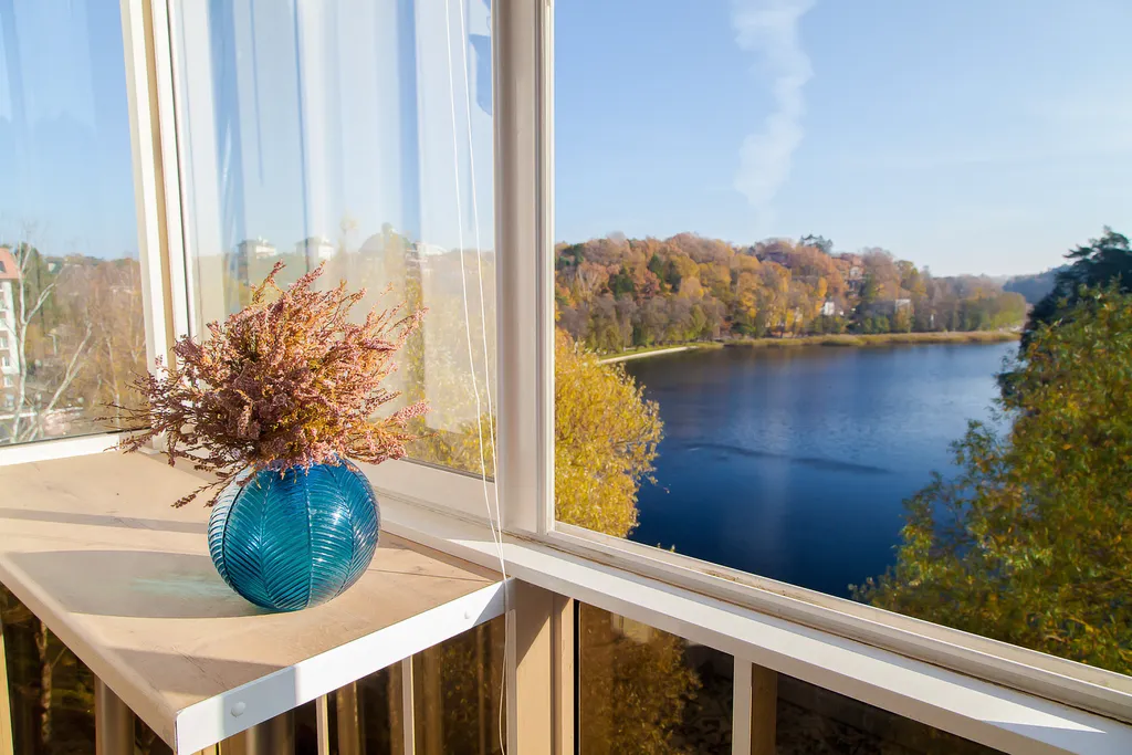 Прекрасная квартира в доме на берегу озера Тихое