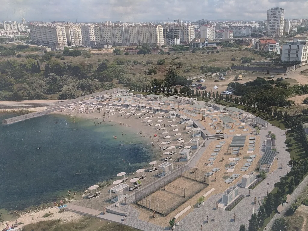 Квартира Апартаменты возле моря с бассейном в Адмиральской Лагуне — Севастополь