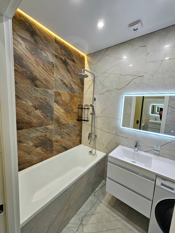 Квартира-студия с видом на парк и море