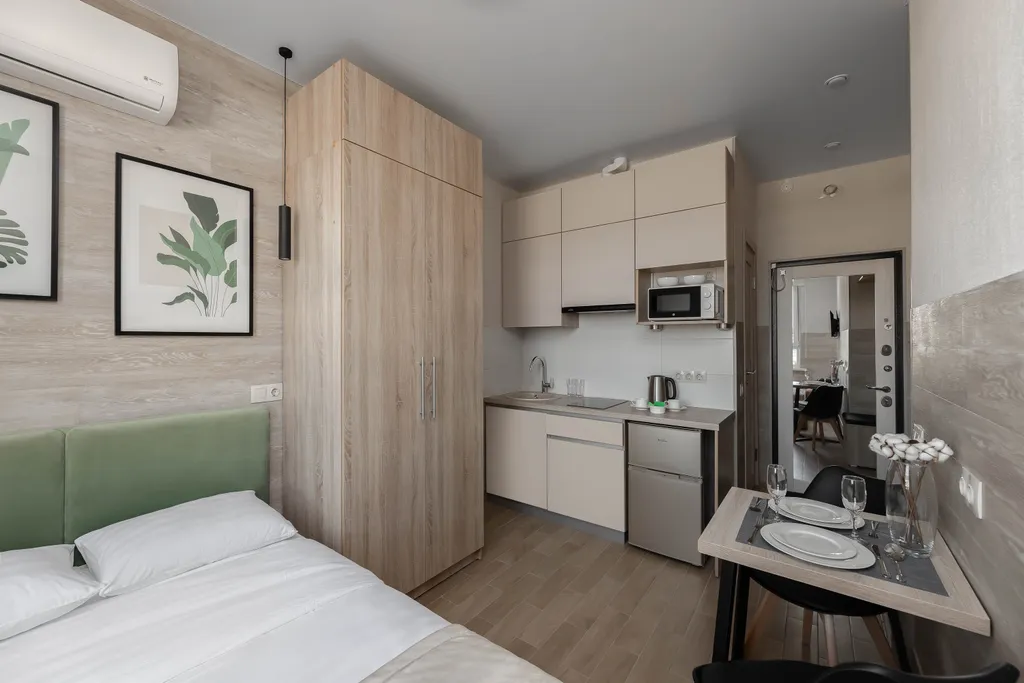 Квартира Квартира Уютная студия у метро, всё для комфортного проживания — Москва