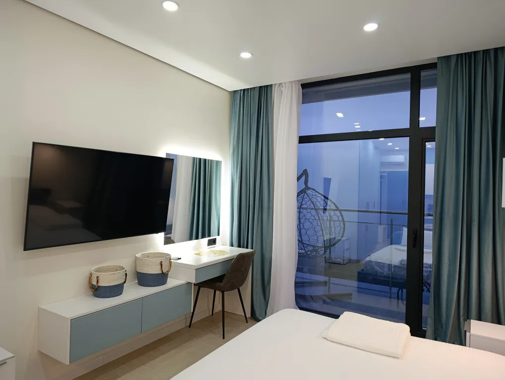 Дизайнерская студия ls-lux-fly sky лучший вид на море с 16 этажа