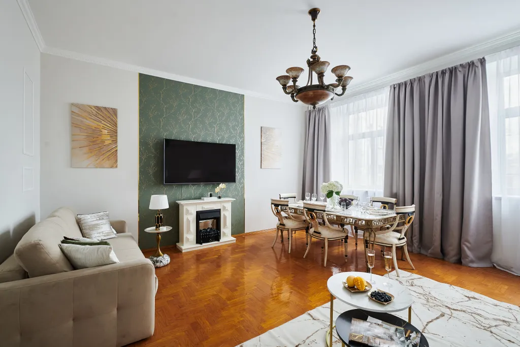 Квартира Трехкомнатная квартира с камином у стен Кремля — Москва