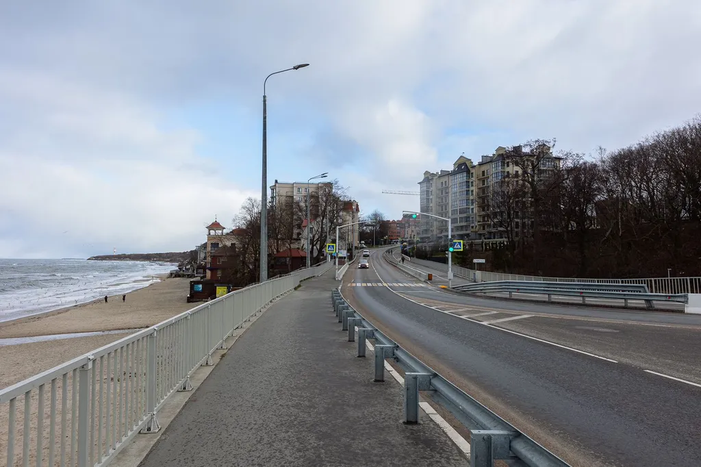 Квартира Квартира Апартамент на первой линии у моря — Пионерский