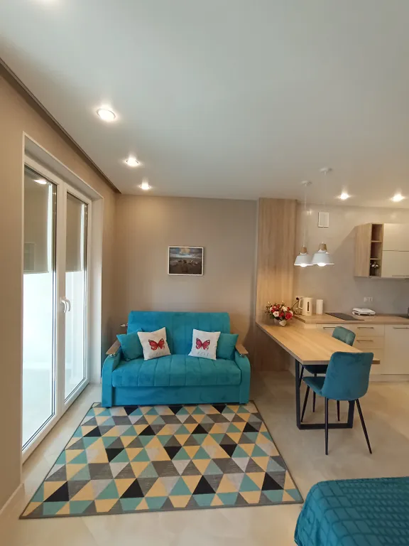 Чудесная однокомнатная квартира недалеко от моря