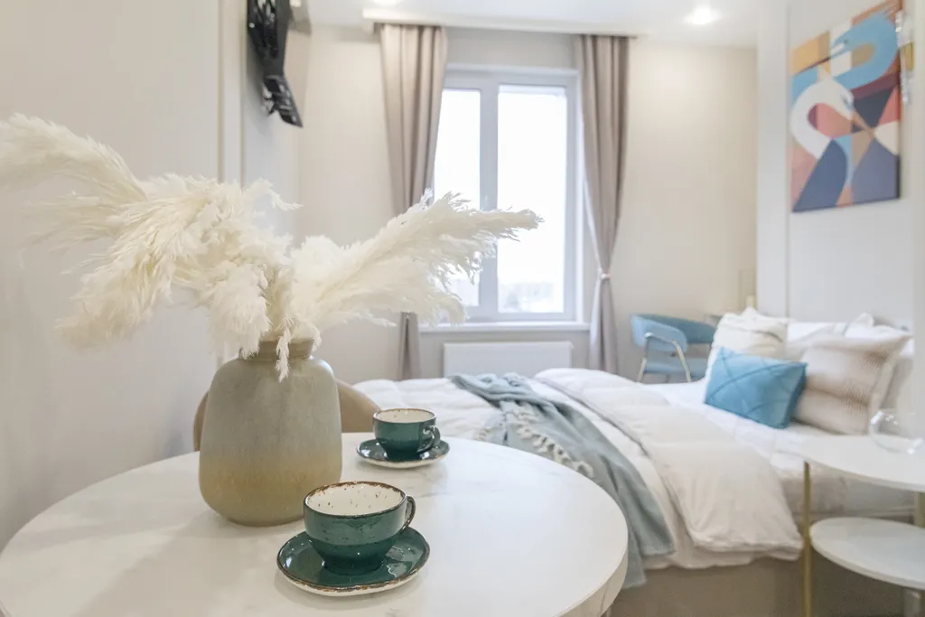 Квартира Квартира Новая студия рядом с пoликлиникoй Управления дeлами Прeзидeнта — Новоивановское