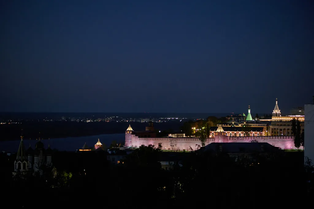 Апартаменты с роскошным видом на Нижегородский кремль и Оку