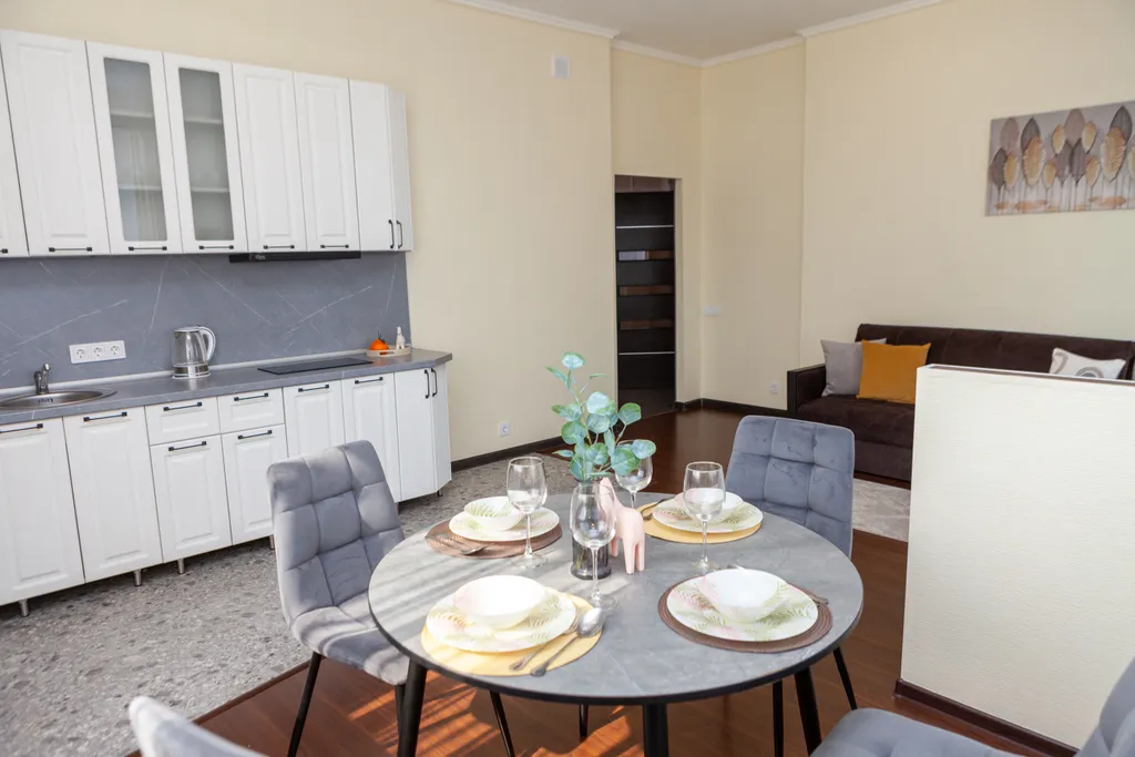 Большая квартира в современном доме на 15 этаже