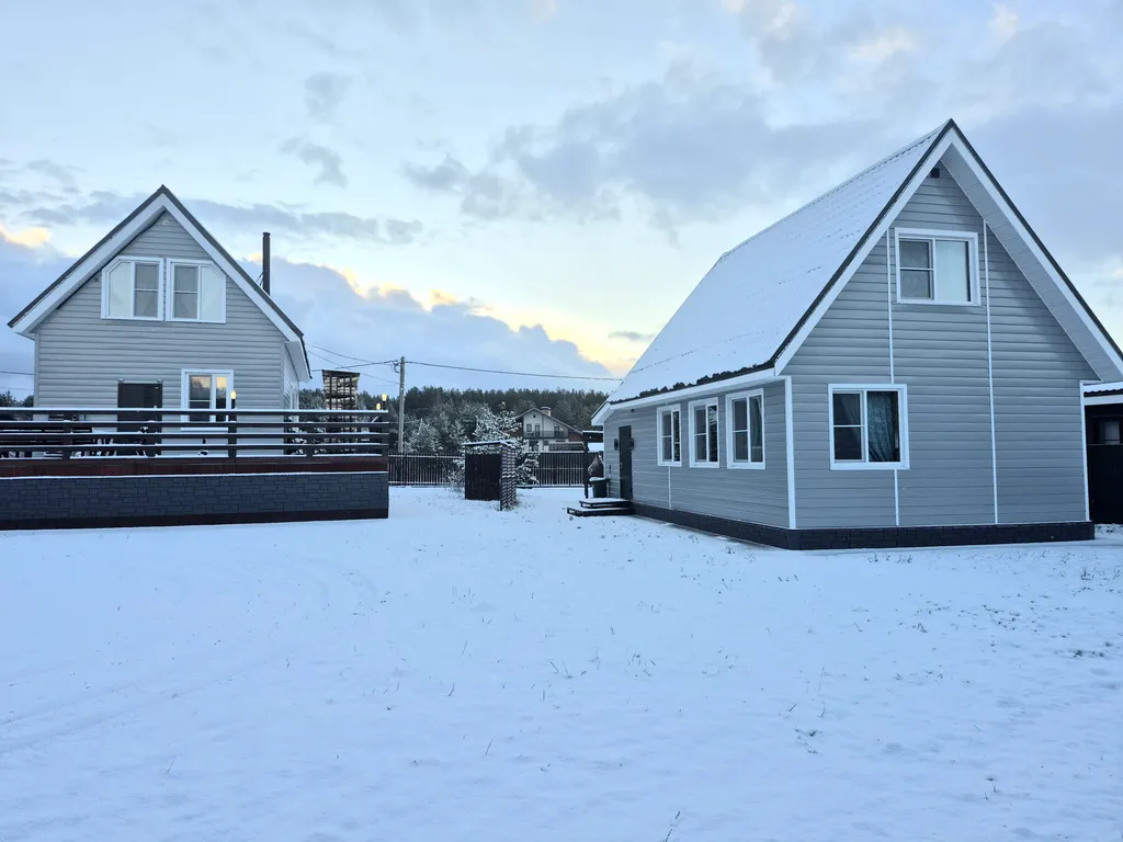 Коттедж Стильный новый дом 2025 г постройки с сауной в живописном месте — Волхов