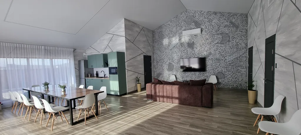 Уютный дом с термальным бассейном и баней