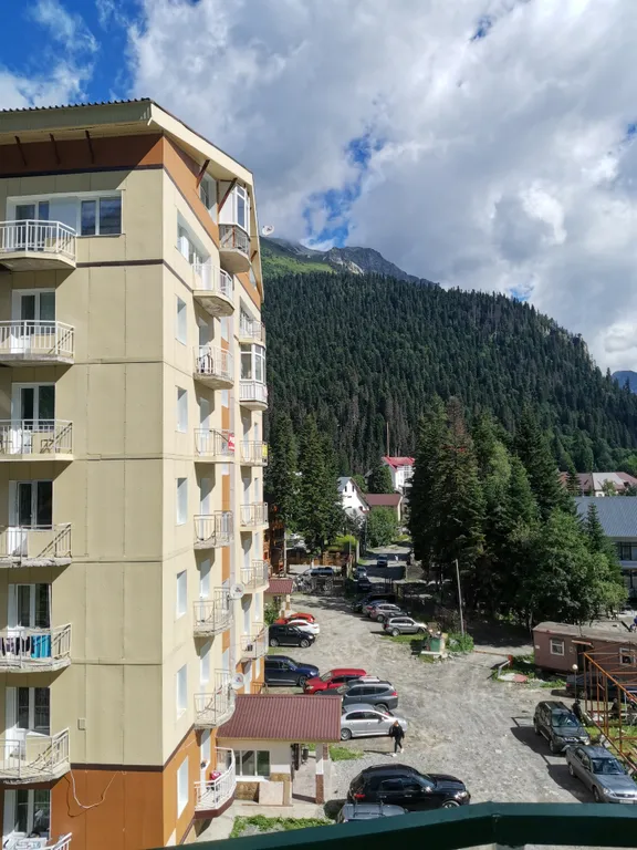 Уютная квартира с хорошим видом с балкона