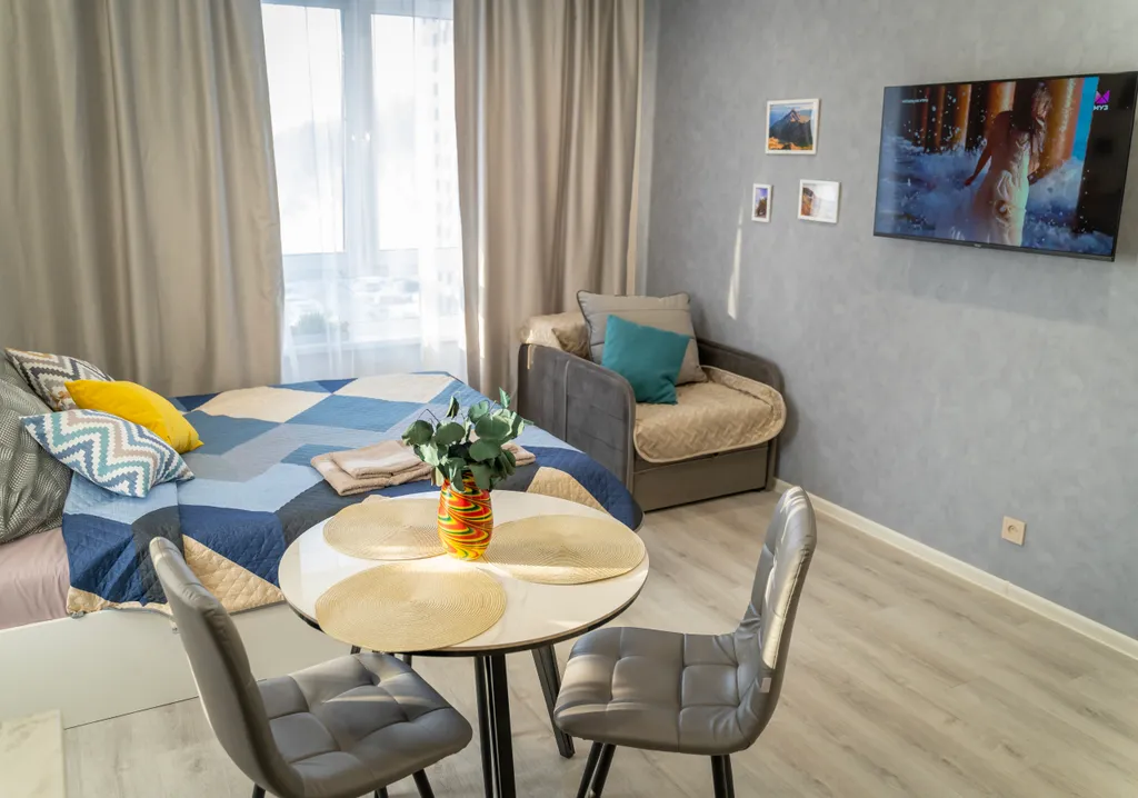 Уютная студия в новом микрорайоне Уюн-парк