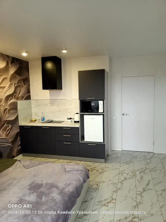 Квартира студия с панорамными окнами