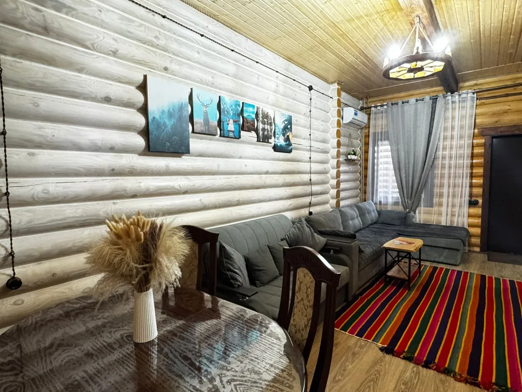 Домик у моря из бруса