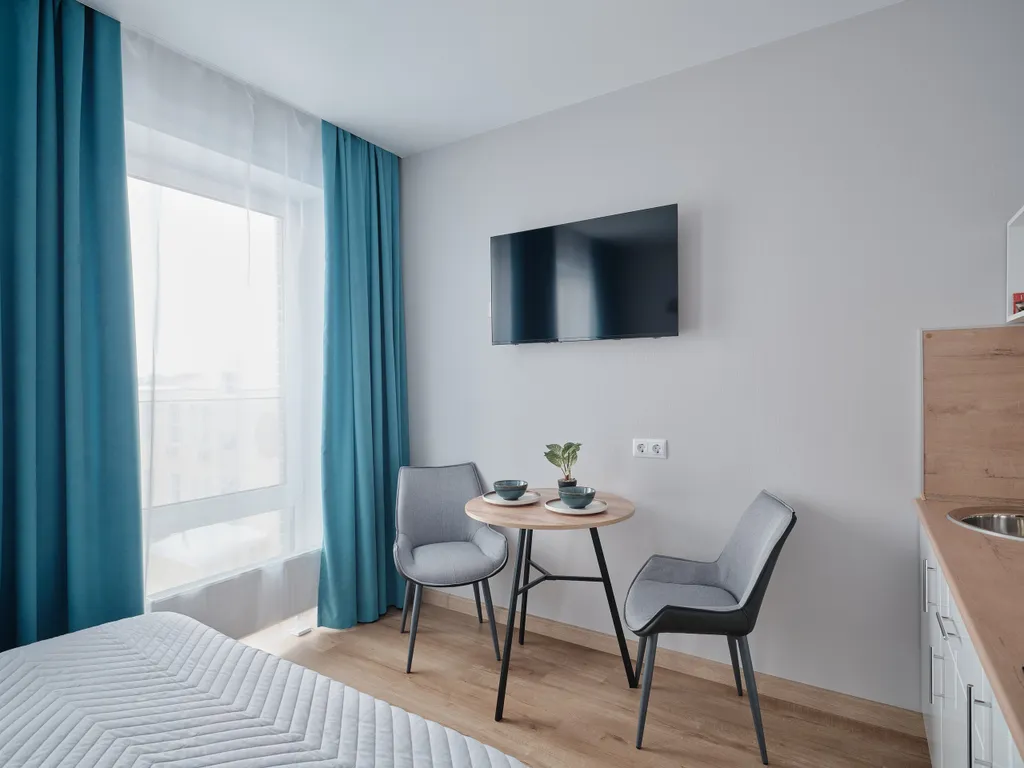 Квартира Квартира Уютная студия в комплексе бизнес-класса Пилигрим — Новосибирск