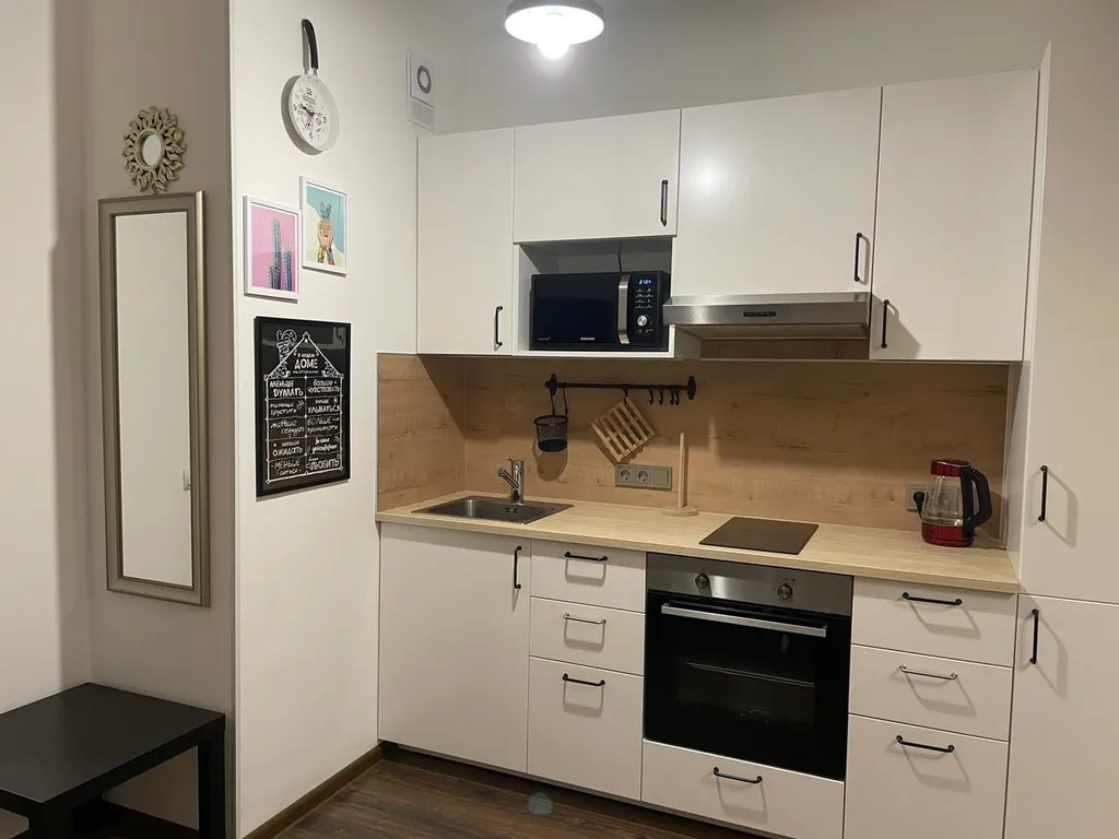 Квартира Квартира Светлая студия на Уральской улице — Санкт-Петербург