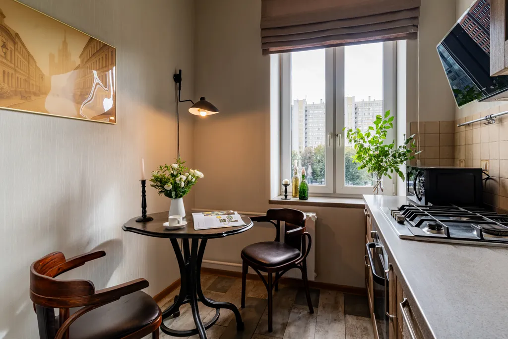 Квартира Эстетичные апартаменты с французским балконом у Садового — Москва