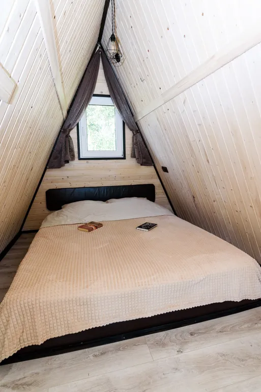 А-фрейм с видом на горы