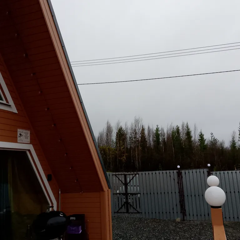 Домик а-фрейм на участке 10 соток