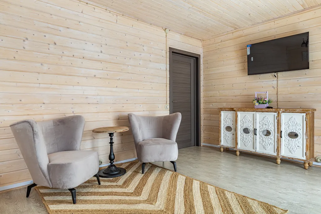 Частный дом с баней на дровах