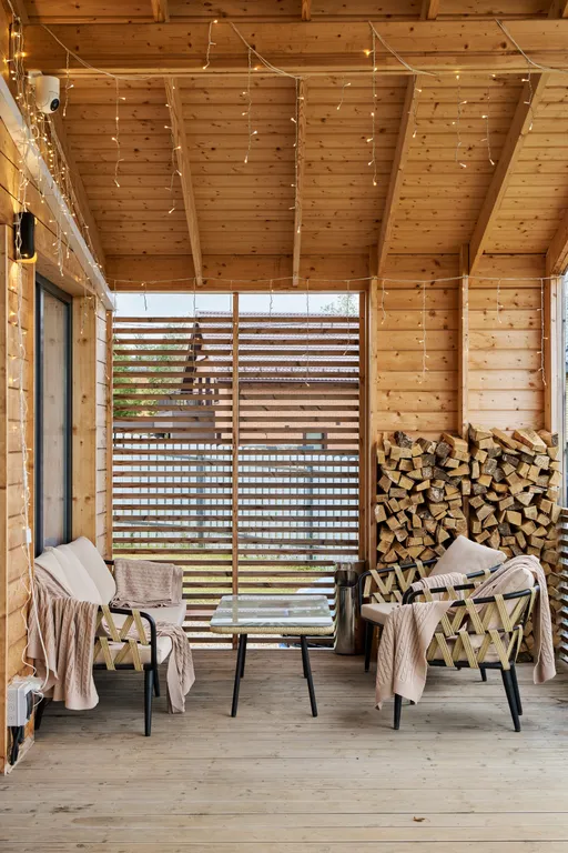 Панорамный дом у озера Сенеж рядом с банным комплексом