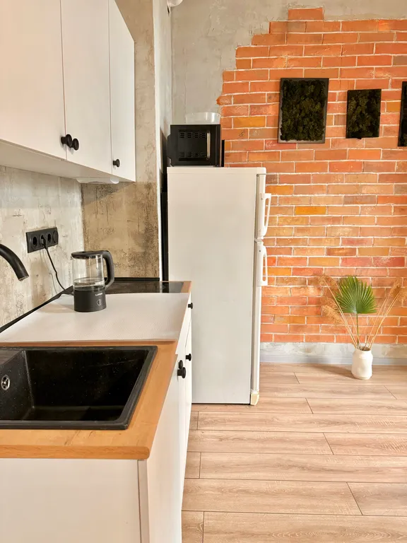 Уютная дизайнерская студия лофт