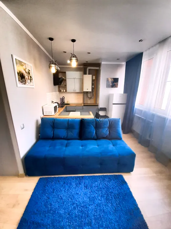 Квартира-студия Малышка с видом на Волгу