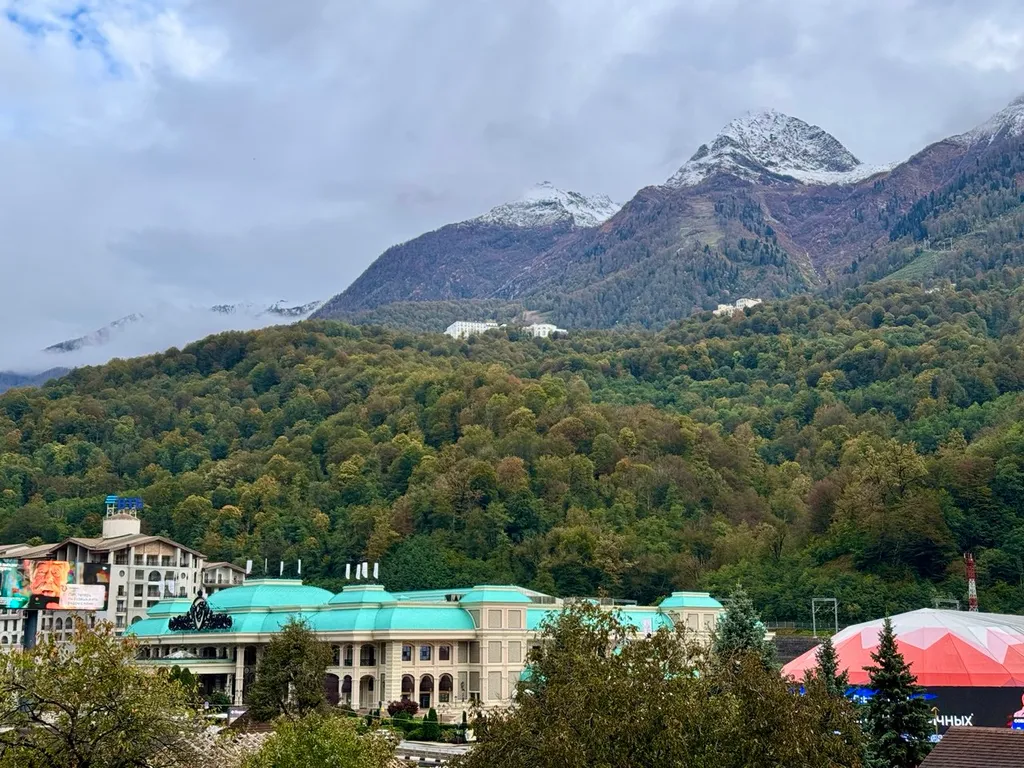 Однокомнатная квартира в центре с видом на горы