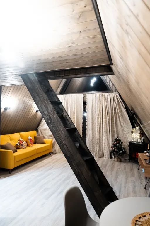 Дом А-Фрейм с террасой №3