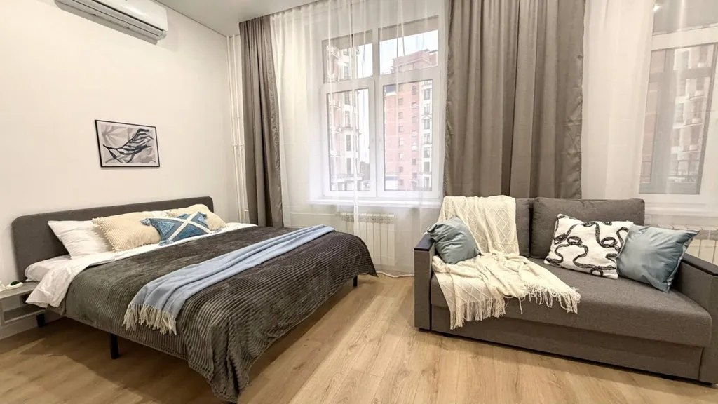 Светлая студия в ЖК Видный город