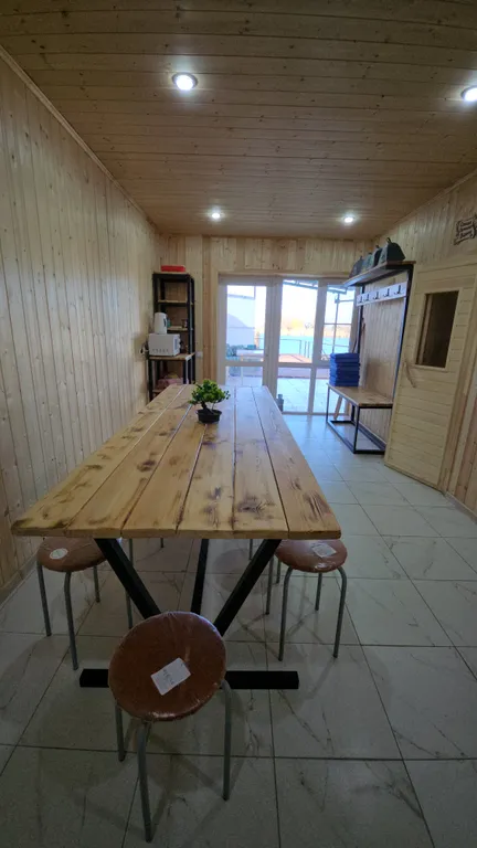 Коттедж Дом на берегу реки с беседкой, пирсом, мангал, купель с подогревом — Краснодар