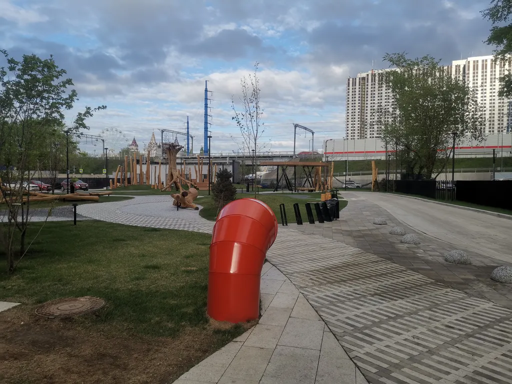 Квартира Квартира Уютная видовая студия возле метро и МЦК — Москва