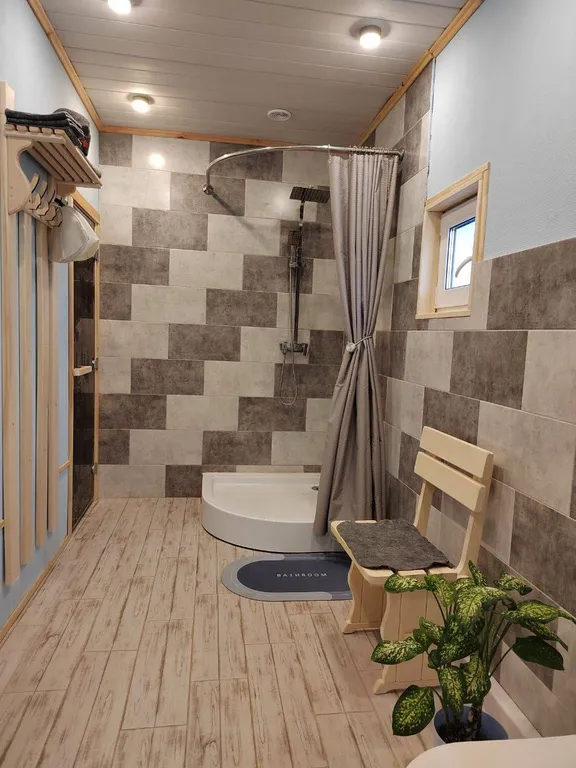 Дом на горе с камином и сауной