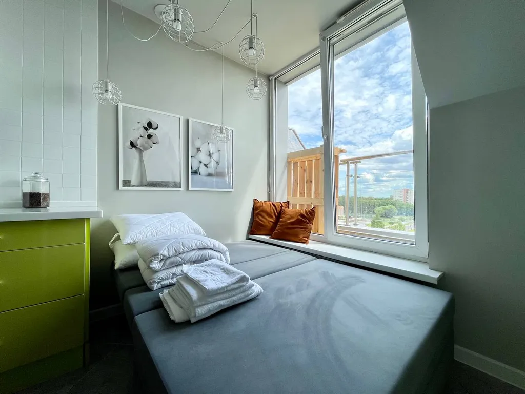 Квартира Комфортабельная квартира на мансарде с видовой террасой — Пушкин